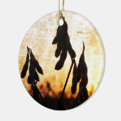 Sojaboon Sunset Keramisch Ornament (Links)