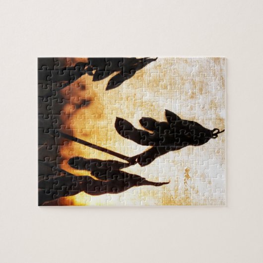 Sojaboon Sunset Legpuzzel (Horizontaal)