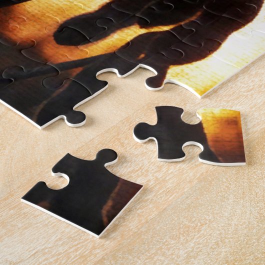 Sojaboon Sunset Legpuzzel (Zijkant)