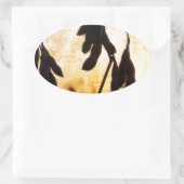 Sojaboon Sunset Ovale Sticker (Tas)