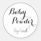 Sojakaarsetiketten Ronde Sticker (Voorkant)