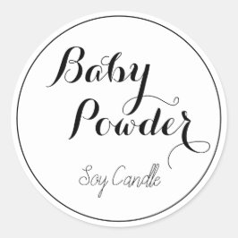 Sojakaarsetiketten Ronde Sticker