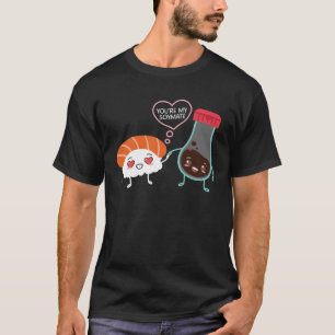 Sojamat Sojasaus Japans Sushi Koppels Chef Food T-shirt