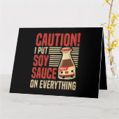 Sojasaus Kostuum Quote voor een Sojasaus Expert 1 Kaart (Gele Bloem)