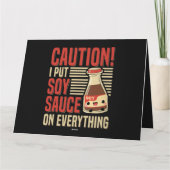 Sojasaus Kostuum Quote voor een Sojasaus Expert 1 Kaart (Achterkant)