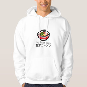 Sojasaus Ramen Retro Pixel Art Hoodie