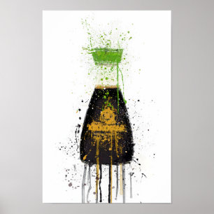 Sojasaus Verlaagd Zout Poster