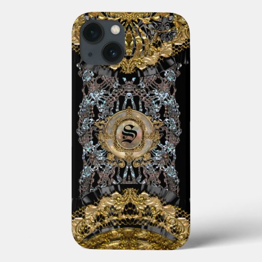 Sojeye Old Baroque Style X Monogram Case-Mate iPhone Case (Achterkant)