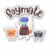 Sojmate, soja sushi sticker (Voorkant)