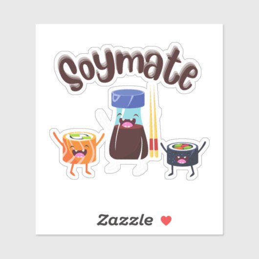 Sojmate, soja sushi sticker (Vel)