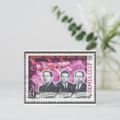 Sojoez 11 in Memoriam Briefkaart (Staand voorkant)