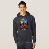 Sojoez raket op pad hoodie (Voorkant volledig)