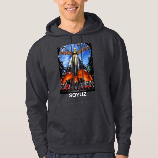 Sojoez raket op pad hoodie (Voorkant)