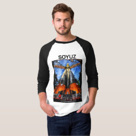 Sojoez raket op pad t-shirt