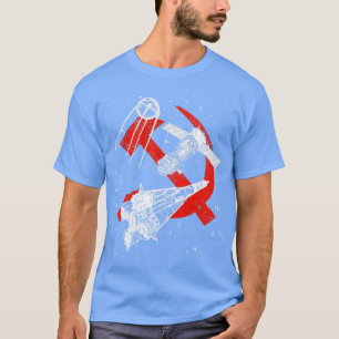 Sojoez raket Sojoez ruimtevaartuig Sputnik satelli T-shirt