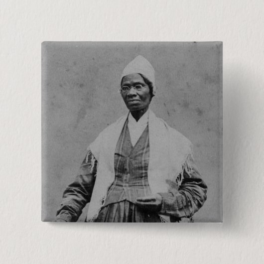 Sojouner Truth Suffrage over burgerrechten Vierkante Button 5,1 Cm (Voorkant)