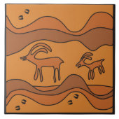 Sojourn door slang Gulch Ceramic Tile Tegeltje (Voorkant)