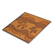 Sojourn door slang Gulch Ceramic Tile Tegeltje (Zijkant)