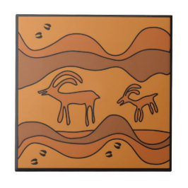 Sojourn through Snake Gulch Tegeltje