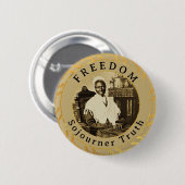 Sojourner Truth Feminist Abolitionist Freedom Ronde Button 5,7 Cm (Voorkant /achterkant)