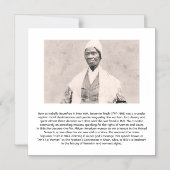 Sojourner Truth - Feminist Magnetische Uitnodiging (Voorkant)