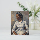 Sojourner Truth Portrait Art Briefkaart (Staand voorkant)