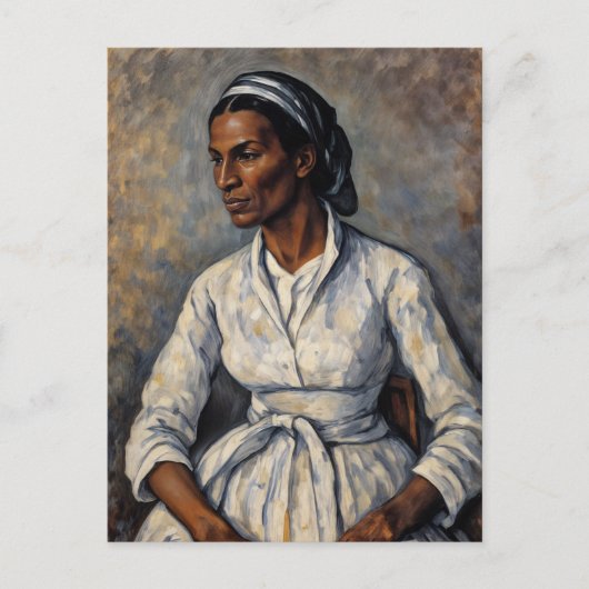 Sojourner Truth Portrait Art Briefkaart (Voorkant)