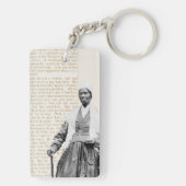 Sojourner Truth - Vrouwenrechten Sleutelhanger (achterkant)