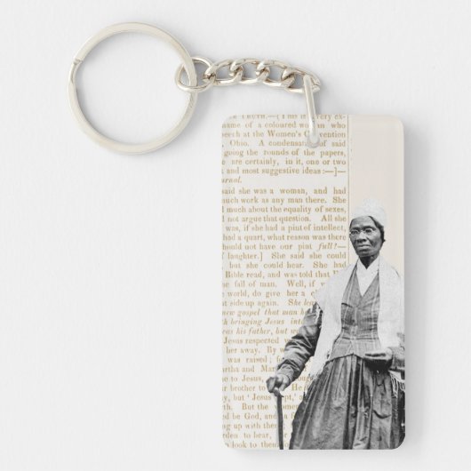 Sojourner Truth - Vrouwenrechten Sleutelhanger (Voorkant)
