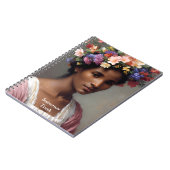 Sojourner waarheidsportret met bloemenkroon notitieboek (Linkerzijde)