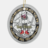 Sok-aap Domino Master-sieraad Keramisch Ornament (Links)