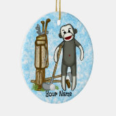 Sok-aap golfer golf ornament  (Rechts)