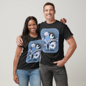 Sok-aap moersleutel monteur t-shirt (Unisex)