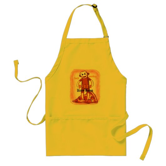Sok-aap Pizza  Standaard Schort (Voorkant)