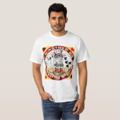 Sok-aap poker t-shirt (Voorkant volledig)