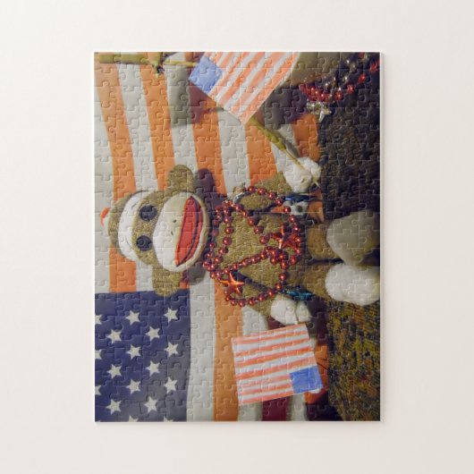 Sok-aap puzzel legpuzzel (Verticaal)