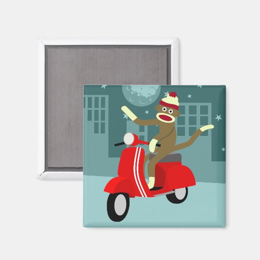 sok aap scooter magneet (Voorkant / Achterkant)