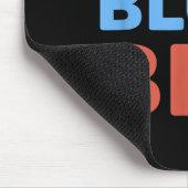 Sok Blauw Bed Grappige Meme _1 Muismat (Hoek)