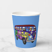 Sok Geld Vrede Bus Hete Bekers (Voorkant)