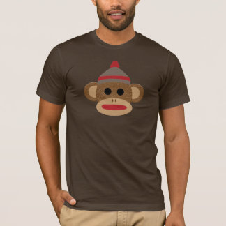 Sok Monkey Brown Mannen Basic T-Shirt