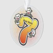 Sokaap nummer 7 ornament (voorkant)