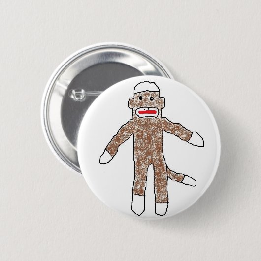 Sokaap. Ronde Button 5,7 Cm (Voorkant /achterkant)