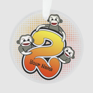 Sokkapapegaai Nummer 2 Ornament
