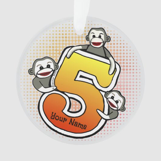Sokkapen Nummer 5 Ornament (voorkant)