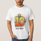 Sokkel Aap Nummer 10 T-Shirt (Voorkant)
