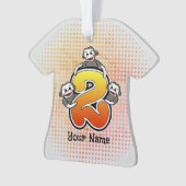 Sokkel Aap Nummer 2 Ornament (voorkant)
