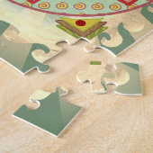 Sokkel Aap RN Verpleegster Legpuzzel (Zijkant)