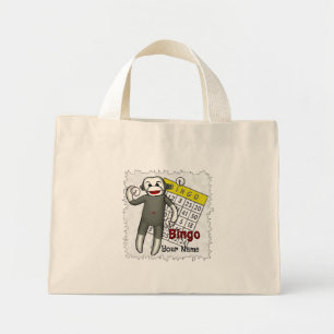 Sokkelapen Bingo Mini Tote Bag