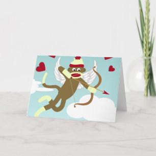 Sokkelapen Cupido Kaart