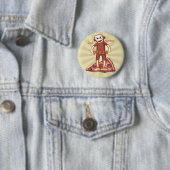 Sokkelapen Pizza Ronde Button 5,7 Cm (In situ)